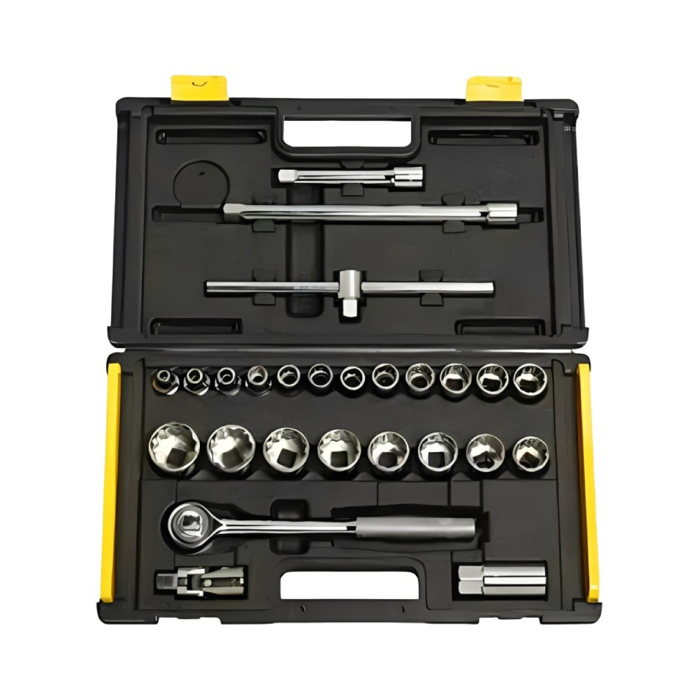 ชุดลูกบ็อกซ์ STANLEY STMT45508 LA พร้อมด้ามขัน  25 ชิ้น 