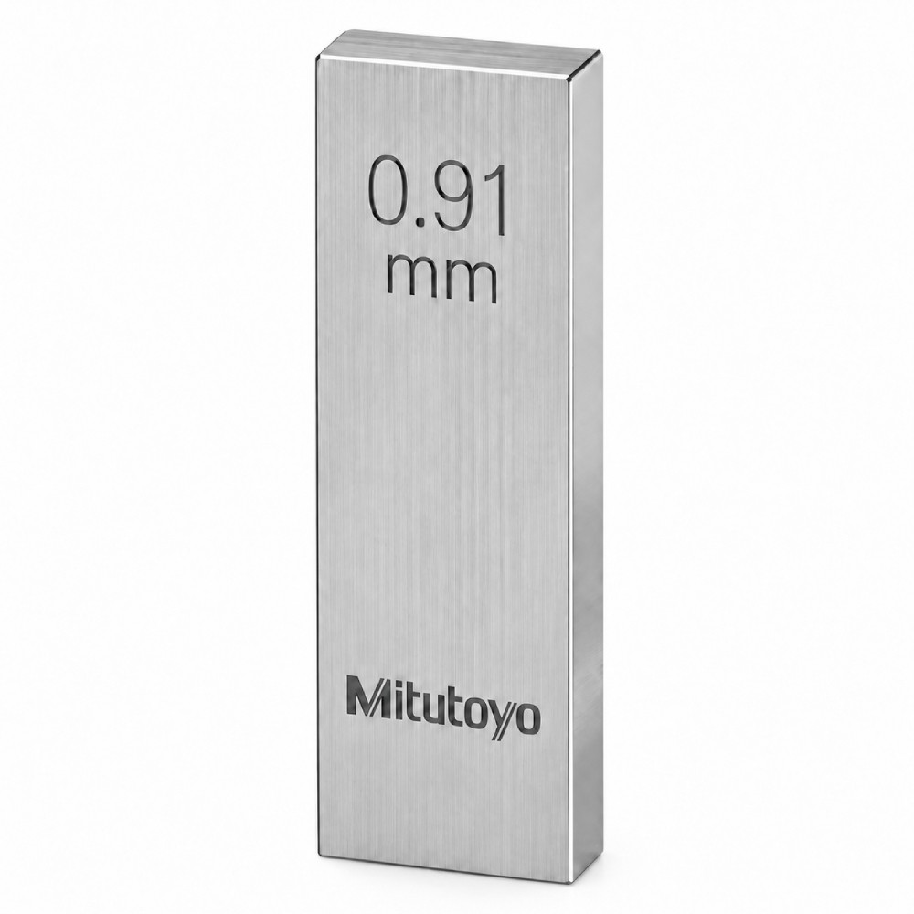 เกจบล๊อคเดี่ยว MITUTOYO Gauge Blocks Individual  Series 516  1932 021 ขนาด 0 91มิล เกรด 0  เหล็ก 