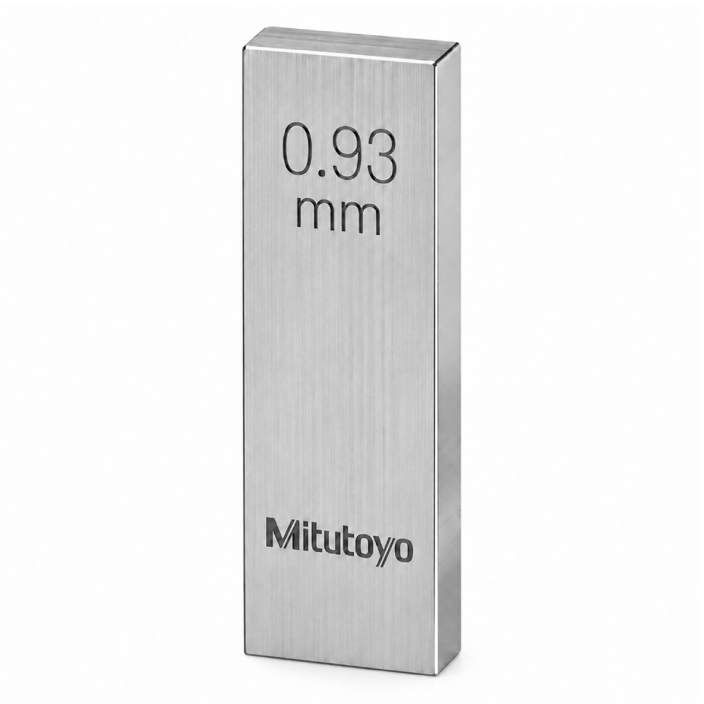 เกจบล๊อคเดี่ยว MITUTOYO Gauge Blocks Individual  Series 516  1934 021 ขนาด 0 93มิล เกรด 0  เหล็ก 