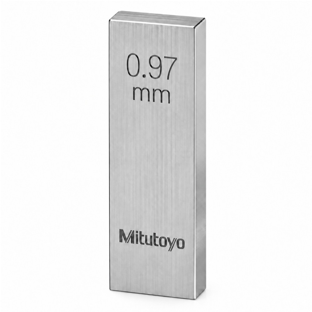เกจบล๊อคเดี่ยว MITUTOYO Gauge Blocks Individual  Series 516  1938 031 ขนาด 0 97มิล เกรด 1  เหล็ก 