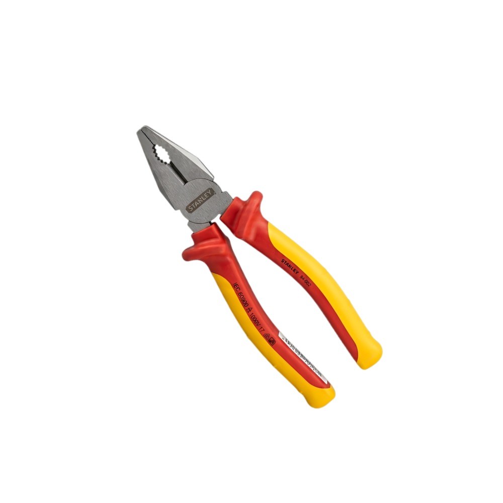 คีมปากจิ้งจกหุ้มฉนวนกันไฟฟ้า STANLEY 84 002 8 นิ้ว
