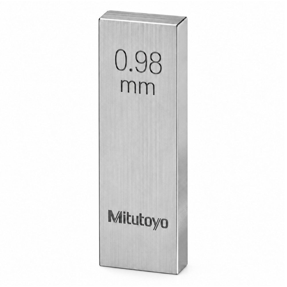 เกจบล๊อคเดี่ยว MITUTOYO Gauge Blocks Individual  Series 516  1939 031 ขนาด 0 98มิล เกรด 1  เหล็ก 
