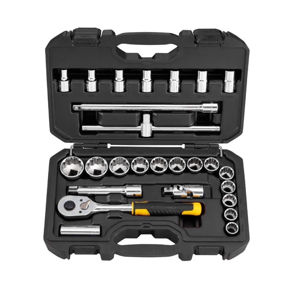 ชุดลูกบ็อกซ์ STANLEY STMT45503 พร้อมด้ามขัน  26 ชิ้น 