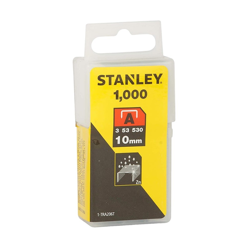 ลวดเย็บ Type A STANLEY 1 TRA206T ขนาด 10 มม   จำนวน 1 000 ลูก