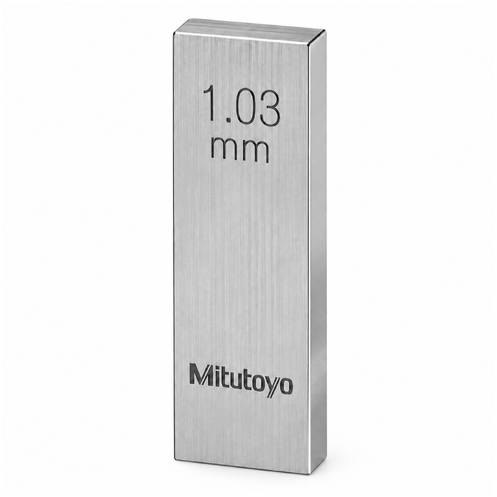 เกจบล๊อคเดี่ยว MITUTOYO Gauge Blocks Individual  Series 516  3563 021 ขนาด 1 03มิล เกรด 0  เซรามิค 