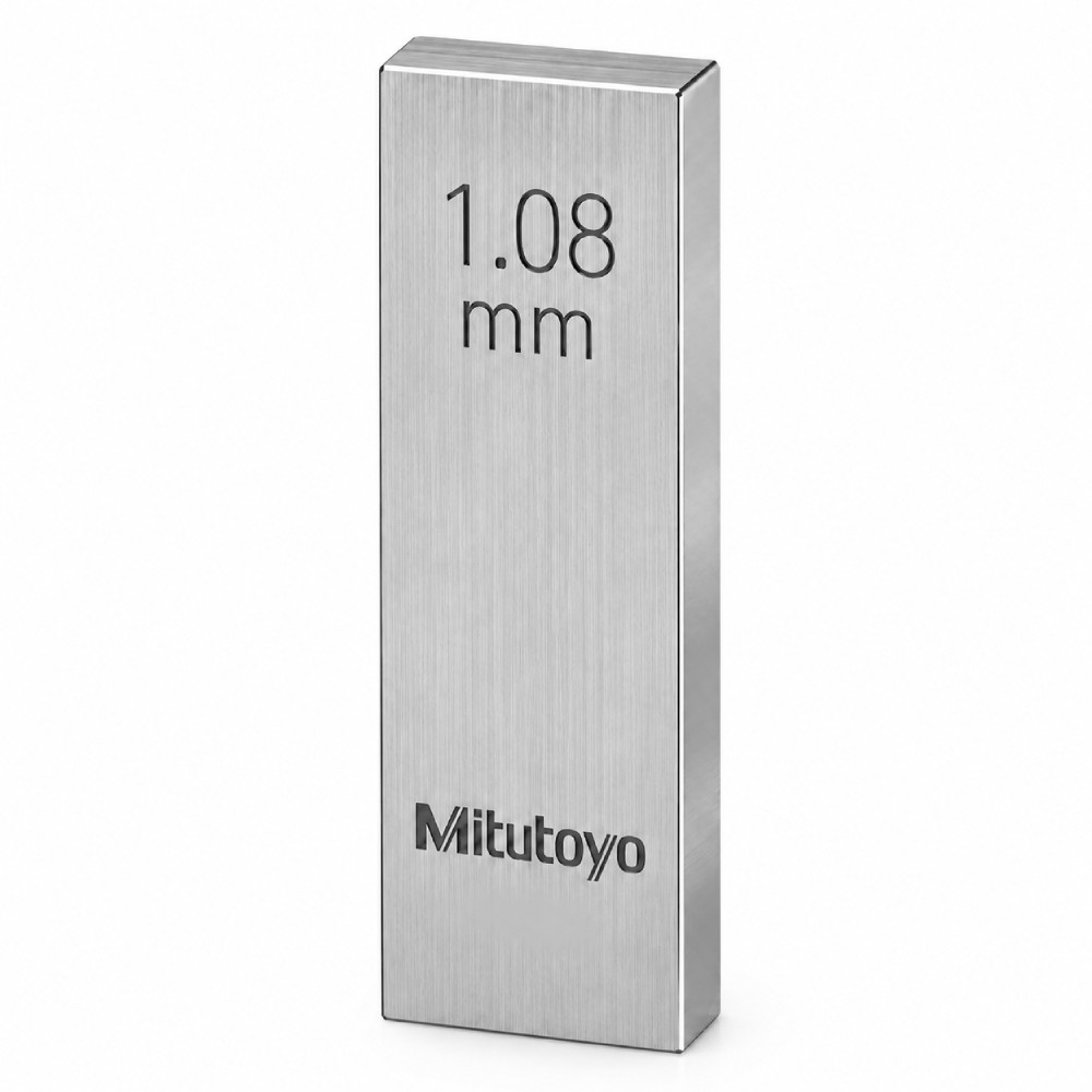 เกจบล๊อคเดี่ยว MITUTOYO Gauge Blocks Individual  Series 516  3568 021 ขนาด 1 08มิล เกรด 0  เซรามิค 