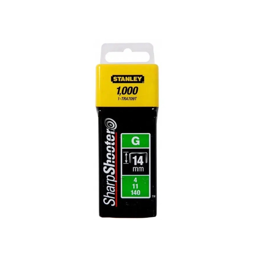 ลวดเย็บ Type G STANLEY 1 TRA709T ขนาด 14 มม   จำนวน 1 000 ลูก
