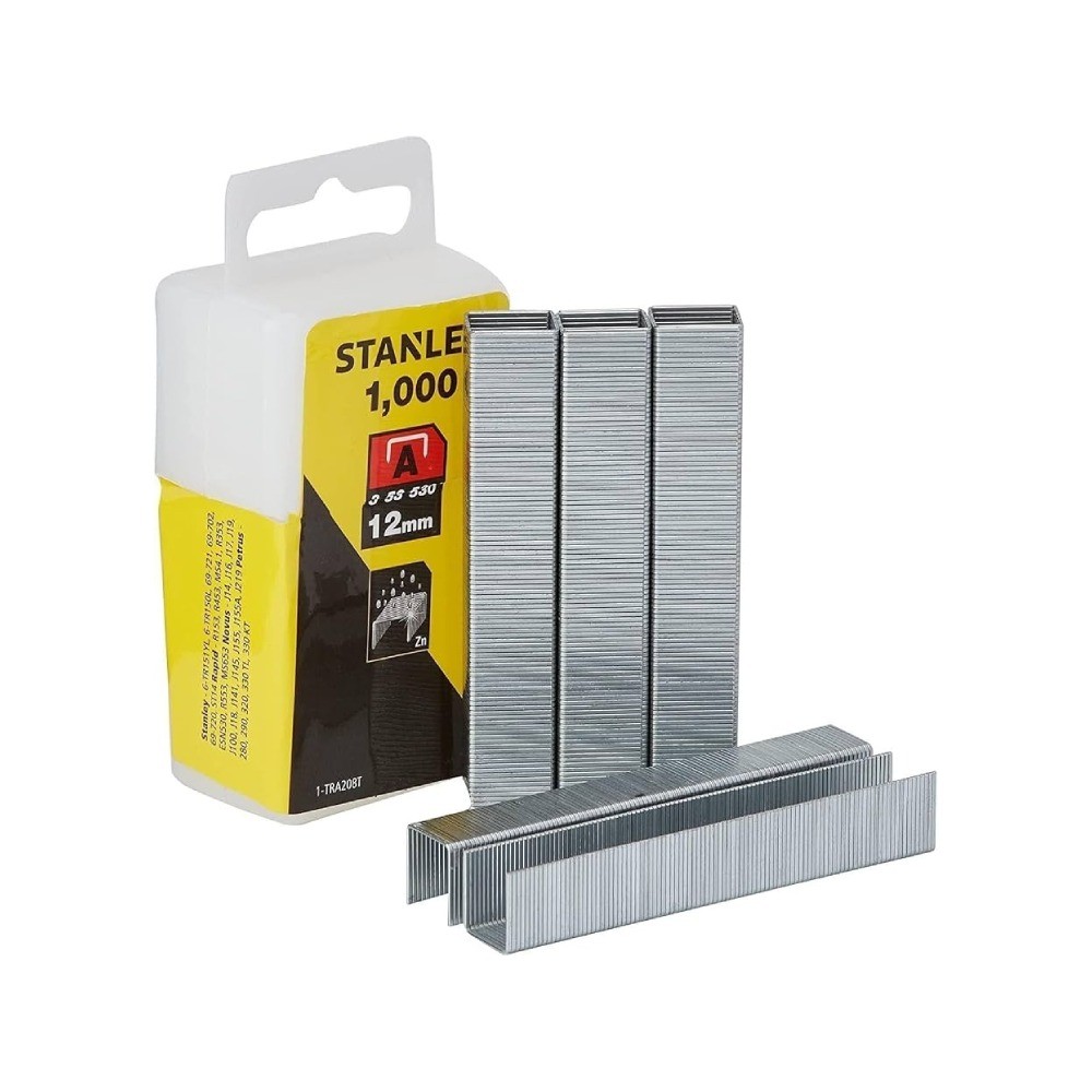 ลวดเย็บ Type A STANLEY 1 TRA208T ขนาด 12 มม   จำนวน 1 000 ลูก