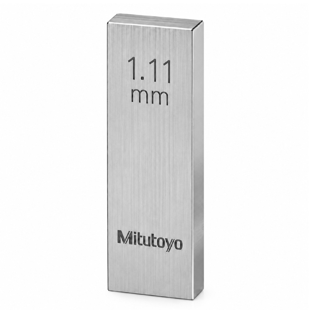 เกจบล๊อคเดี่ยว MITUTOYO Gauge Blocks Individual  Series 516  3571 021 ขนาด 1 11มิล เกรด 0  เซรามิค 