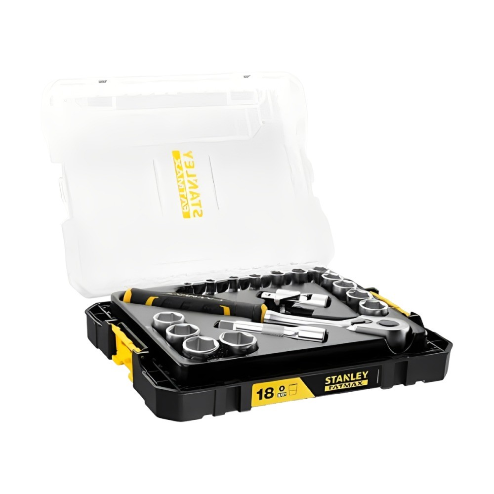 ชุดลูกบ็อกซ์ FATMAX 3  STANLEY FMMT98102 0 8 นิ้ว แพ็ก  18 ชิ้น 