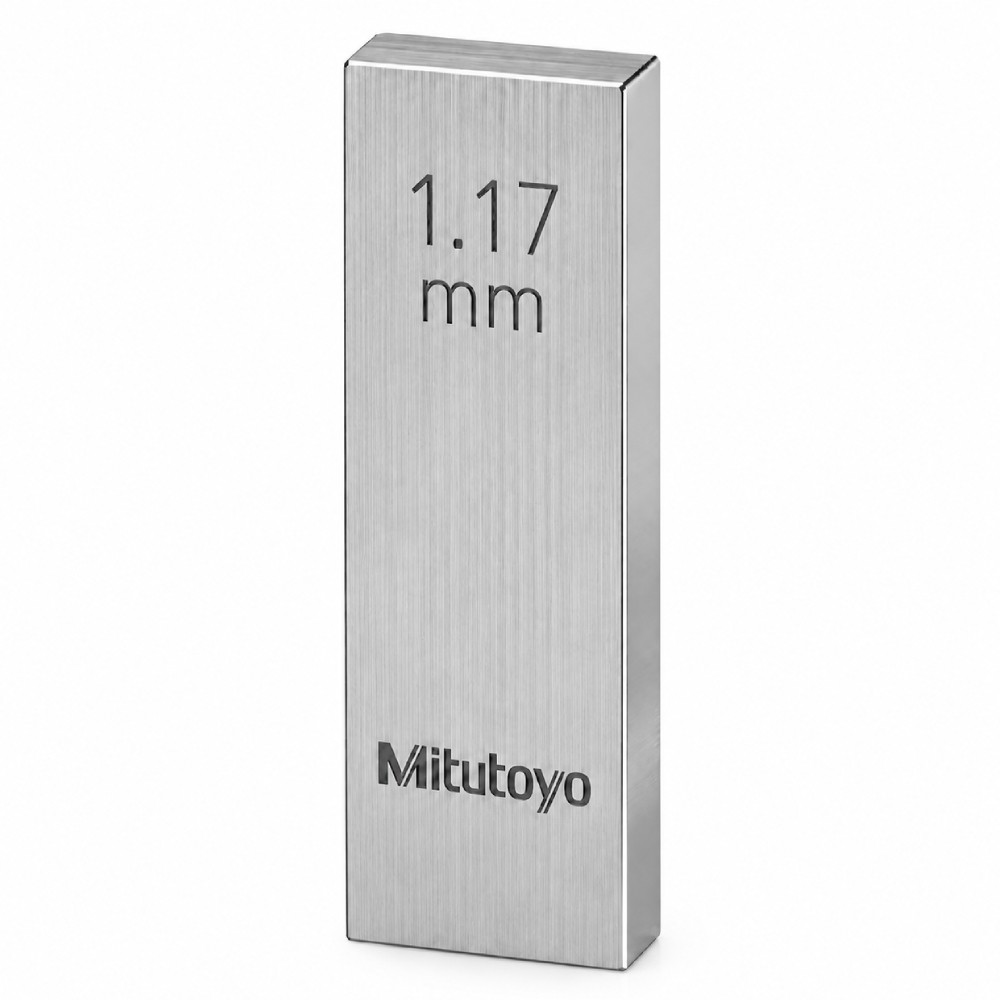 เกจบล๊อคเดี่ยว MITUTOYO Gauge Blocks Individual  Series 516  3577 021 ขนาด 1 17มิล เกรด 0  เซรามิค 