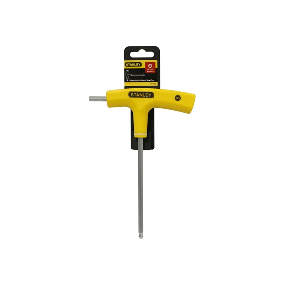ประแจหกเหลี่ยม ด้ามตัวT STANLEY 69 282 ขนาด 6 มม 
