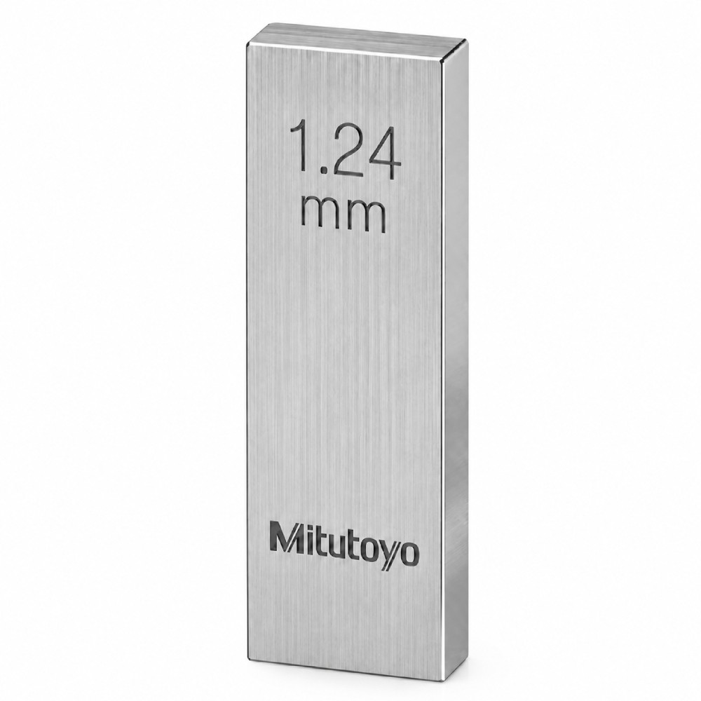 เกจบล๊อคเดี่ยว MITUTOYO Gauge Blocks Individual  Series 516  3584 041 ขนาด 1 24มิล เกรด 2  เซรามิค 