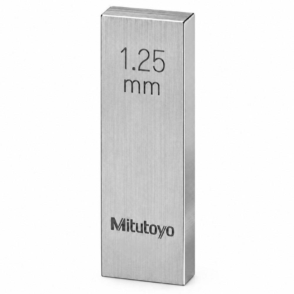 เกจบล๊อคเดี่ยว MITUTOYO Gauge Blocks Individual  Series 516  3585 041 ขนาด 1 25มิล เกรด 2  เซรามิค 
