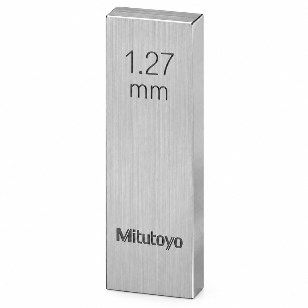 เกจบล๊อคเดี่ยว MITUTOYO Gauge Blocks Individual  Series 516  3587 031 ขนาด 1 27มิล เกรด 1  เซรามิค 
