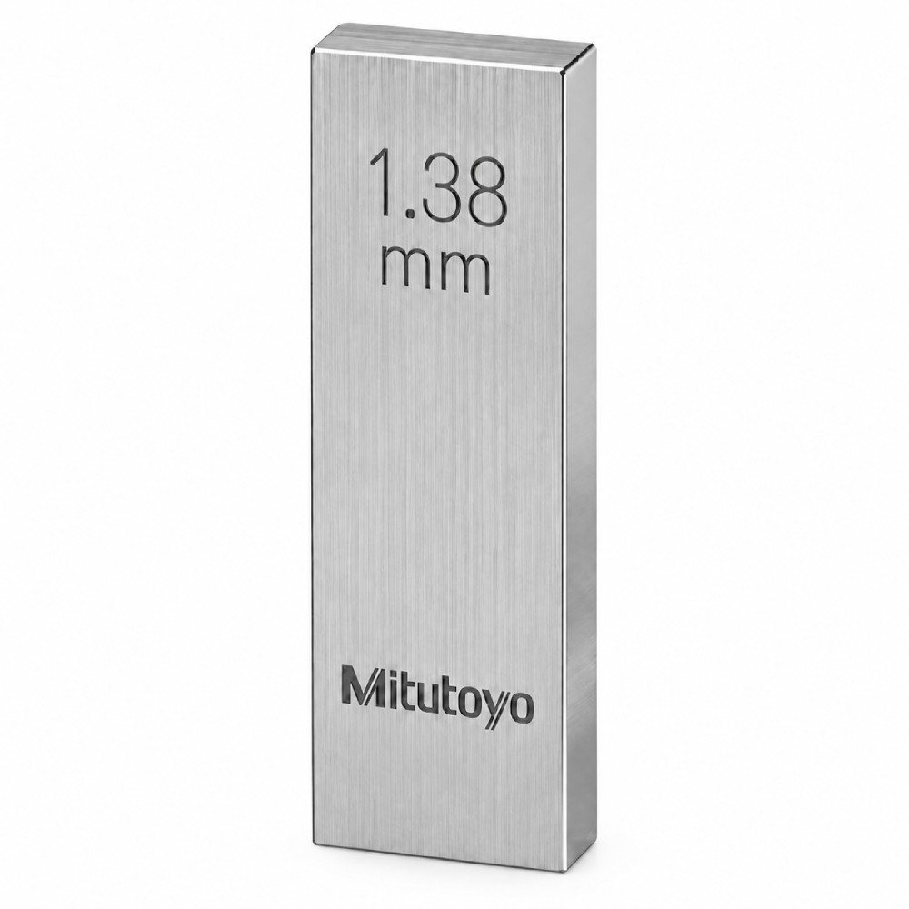 เกจบล๊อคเดี่ยว MITUTOYO Gauge Blocks Individual  Series 516  3598 021 ขนาด 1 38มิล เกรด 0  เซรามิค 