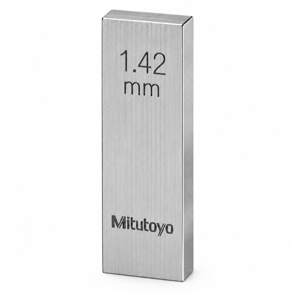 เกจบล๊อคเดี่ยว MITUTOYO Gauge Blocks Individual  Series 516  3602 021 ขนาด 1 42มิล เกรด 0  เซรามิค 