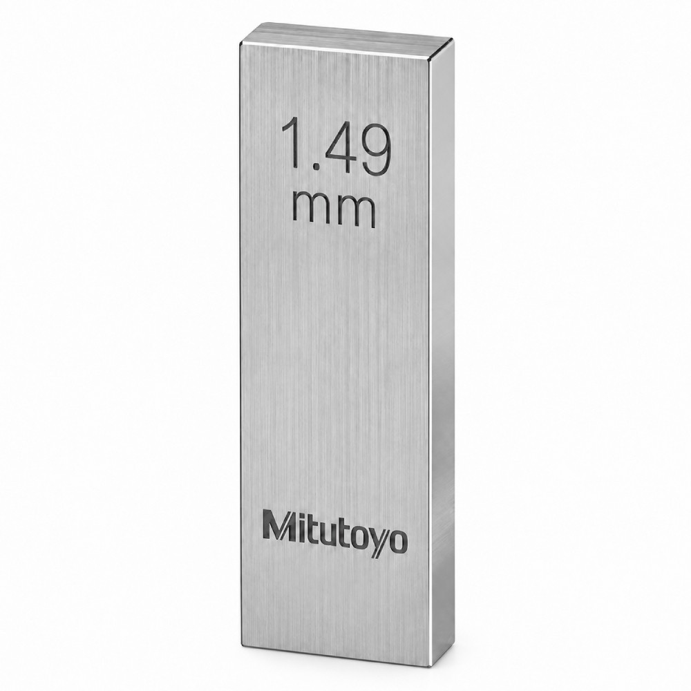 เกจบล๊อคเดี่ยว MITUTOYO Gauge Blocks Individual  Series 516  3609 031 ขนาด 1 49มิล เกรด 1  เซรามิค 