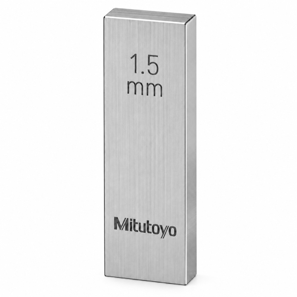 เกจบล๊อคเดี่ยว MITUTOYO Gauge Blocks Individual  Series 516  3641 021 ขนาด 1 5มิล เกรด 0  เซรามิค 