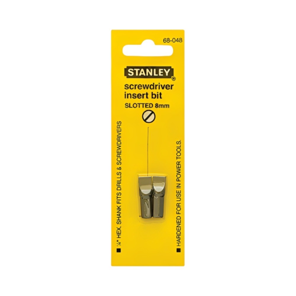 ดอกไขควงคู่แบน STANLEY 68 048 8 0 มม 