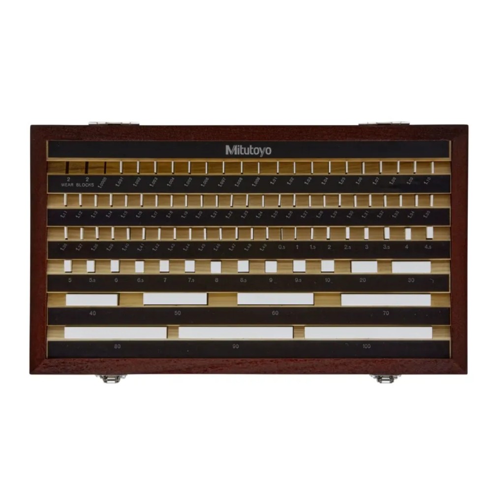 ชุดเกจบล๊อค 87 ชิ้น MITUTOYO Gauge Blocks 87 pcs   Series 516  g