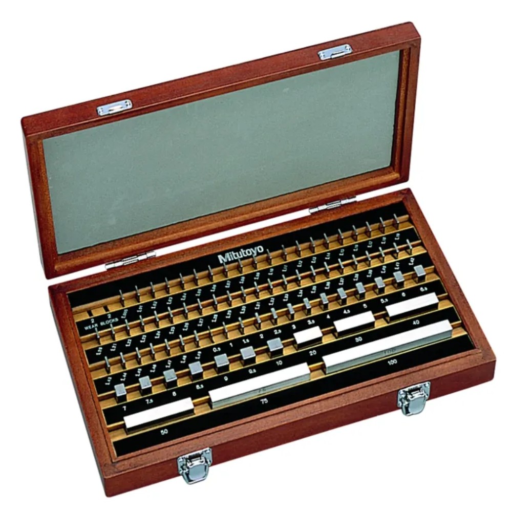 ชุดเกจบล๊อค 76 ชิ้น MITUTOYO Gauge Blocks 76 pcs   Series 516  516 950 10