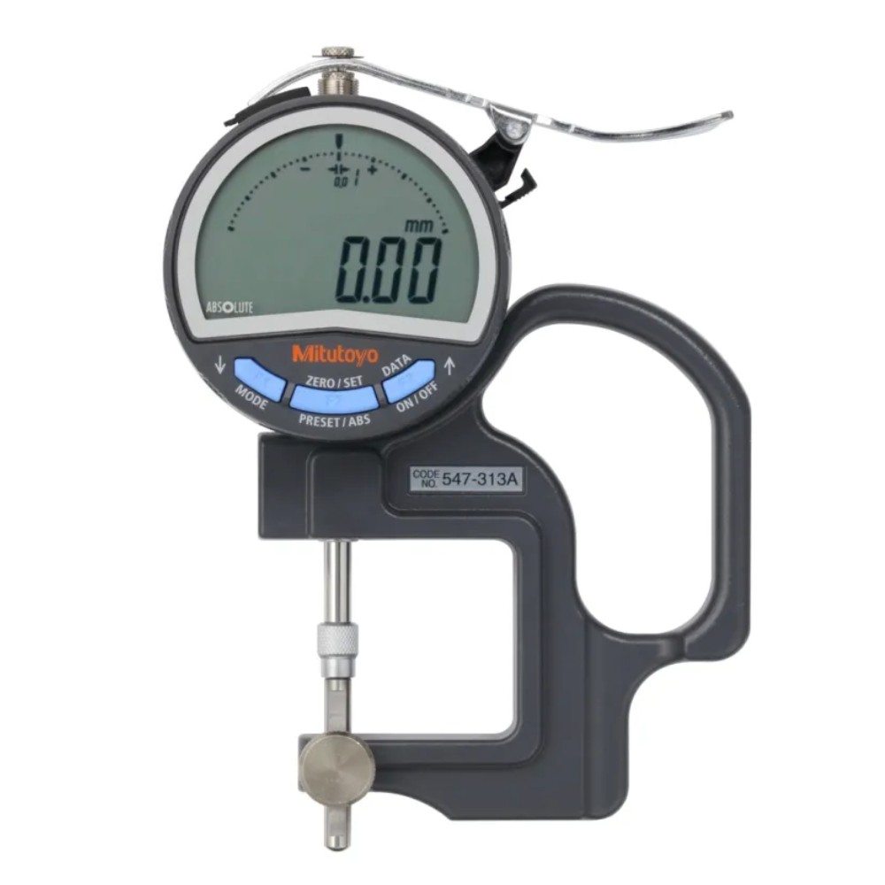 เกจวัดความหนาแบบดิจิตอล ขนาด 0 10มิล MITUTOYO Digital Thickness Gauge No 547 313A 547 313A