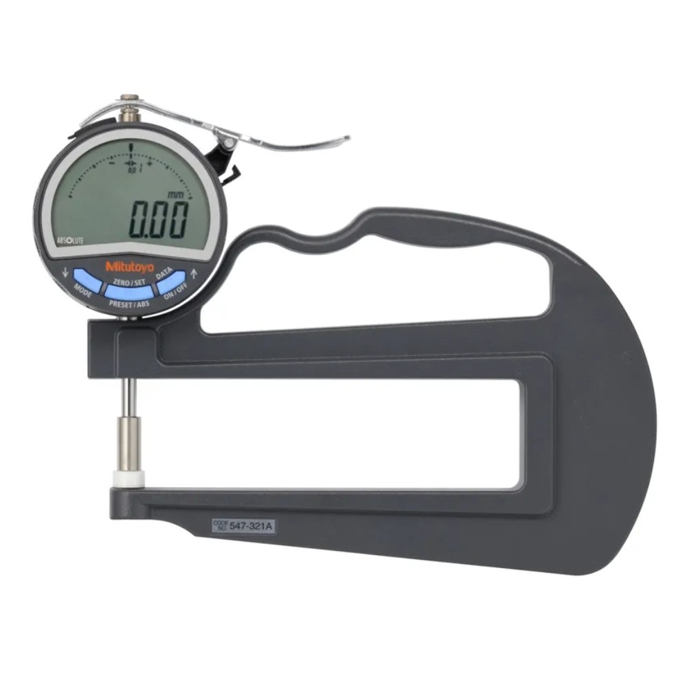 เกจวัดความหนาแบบดิจิตอล ขนาด 0 10มิล MITUTOYO Digital Thickness Gauge No 547 321A 547 321A