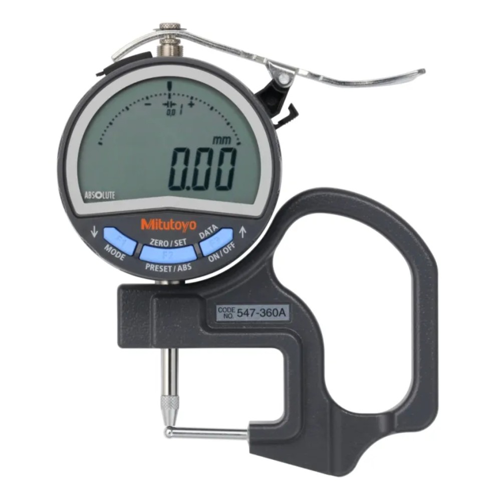 เกจวัดความหนาแบบดิจิตอล ขนาด 0 10มิล MITUTOYO Digital Thickness Gauge No 547 360A 547 360A
