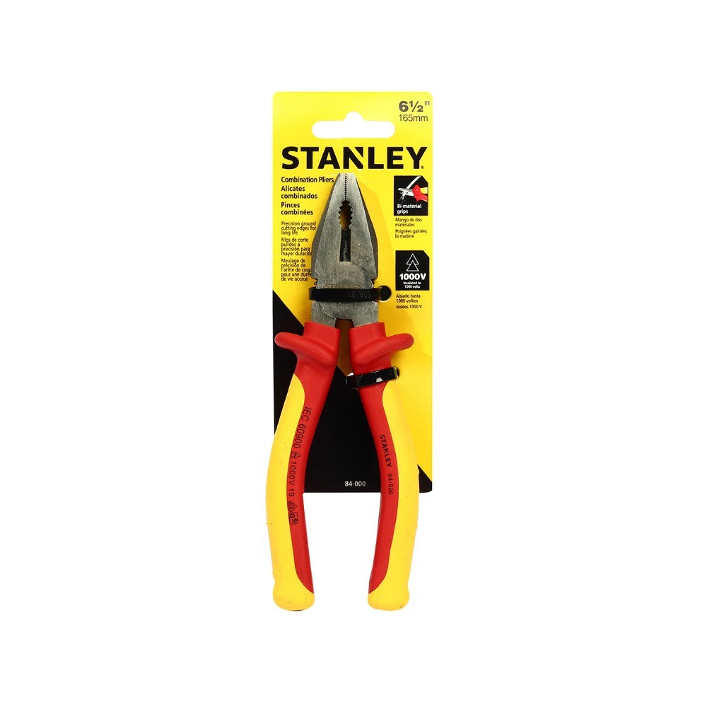 คีมปากจิ้งจก 6 นิ้ว STANLEY 84 000 160 มม 