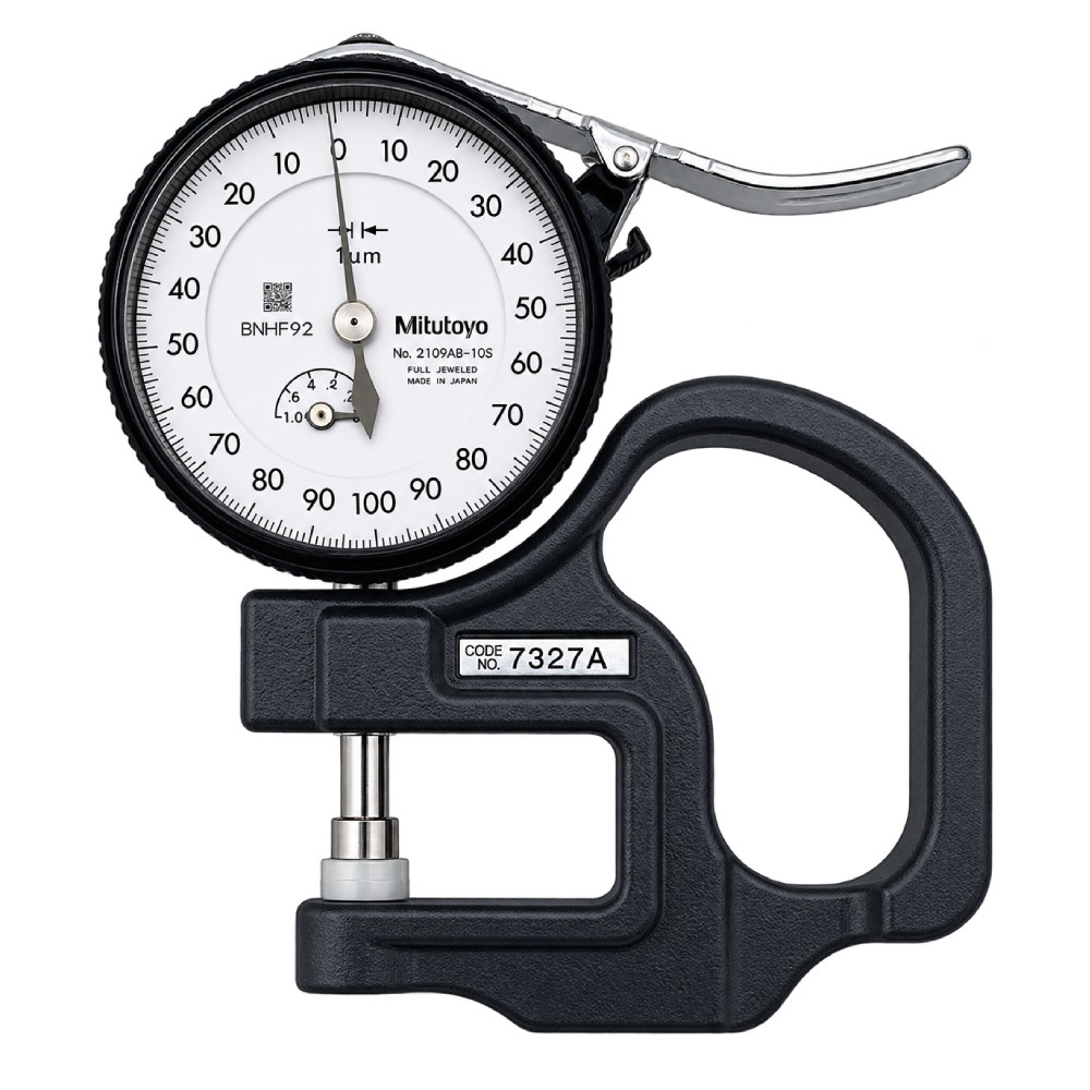 เกจวัดความหนาแบบเข็ม ขนาด 0 1มิล MITUTOYO Dial Thickness Gauge No 7327A 7327A