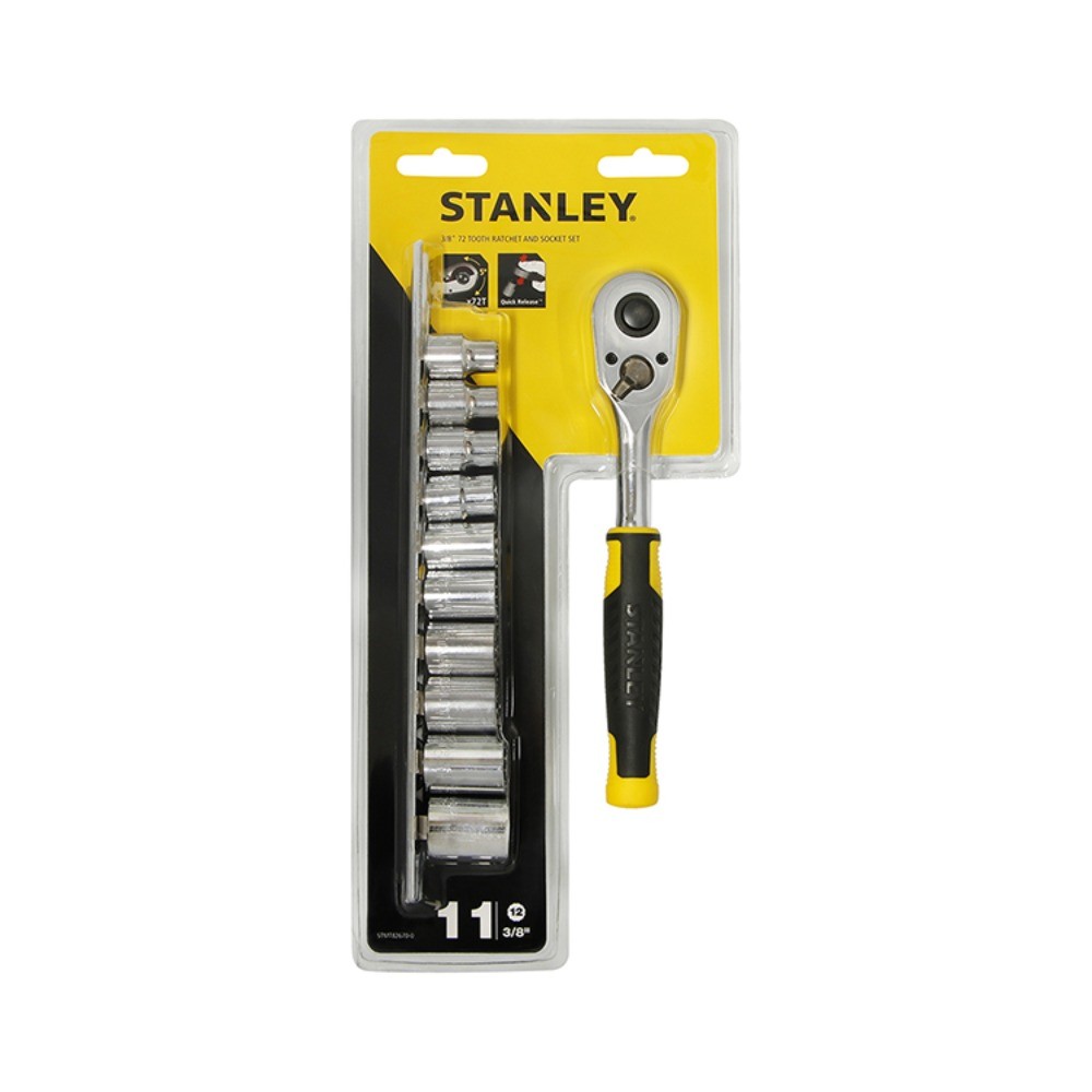 ลูกบล็อกชุด 3  STANLEY STMT82670 0 8 นิ้ว 72 ฟัน