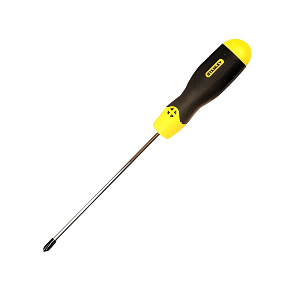 ไขควงแม่เหล็ก 6 นิ้ว แฉก ด้ามยาง STANLEY 65 164