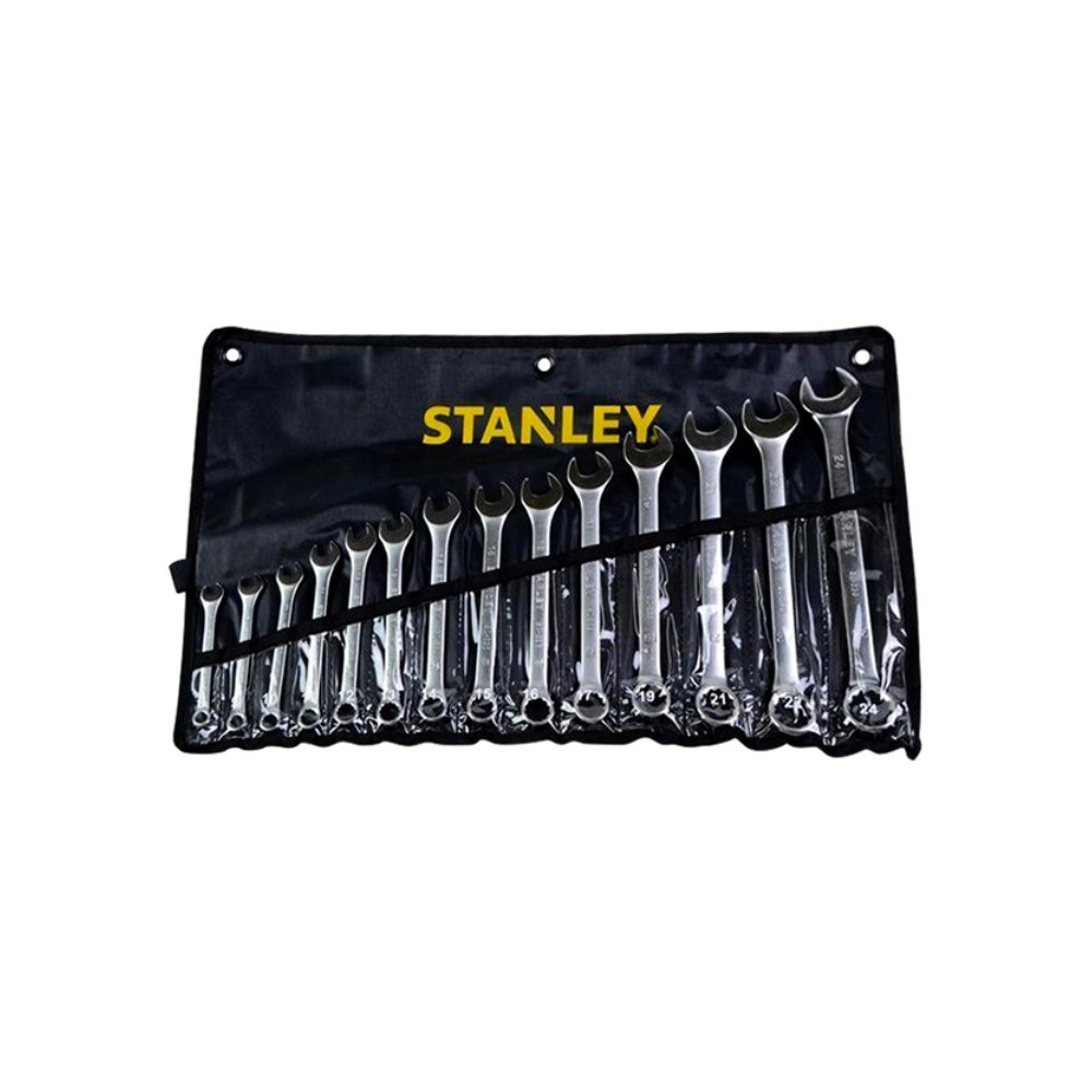 ชุดประแจแหวนข้างปากตายข้างซีดับบลิวบี STANLEY STMT80946 8 แบบกระเป๋า เบอร์ 8 24  14 ชิ้น 