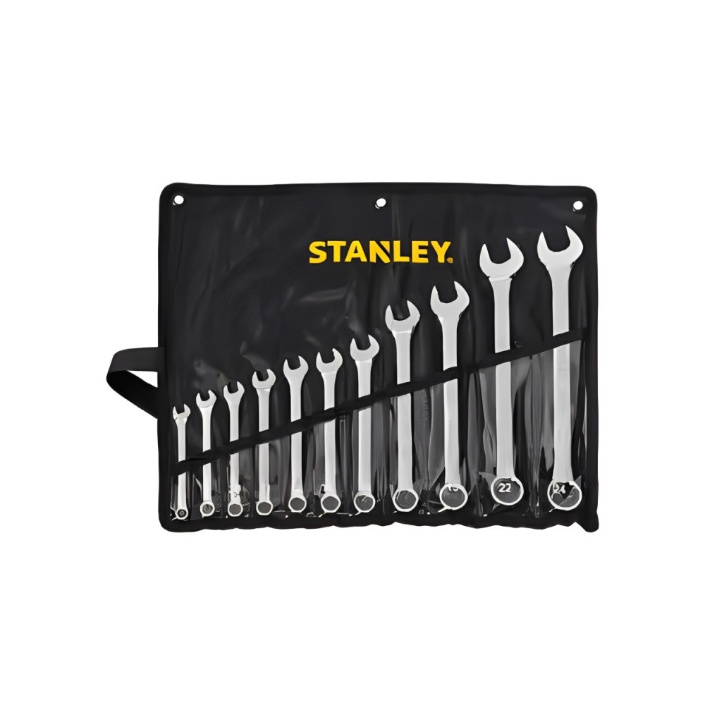 ชุดประแจแหวนข้างปากตายข้าง CWB STANLEY STMT80942 แบบกระเป๋า  11 ชิ้น 
