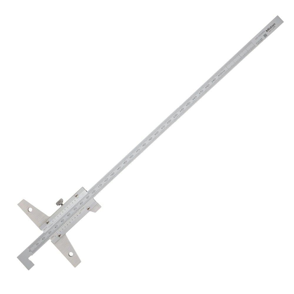 เวอร์เนียวัดลึก MITUTOYO Vernier Depth Gage Series 527 571 Hook End Type 527 403