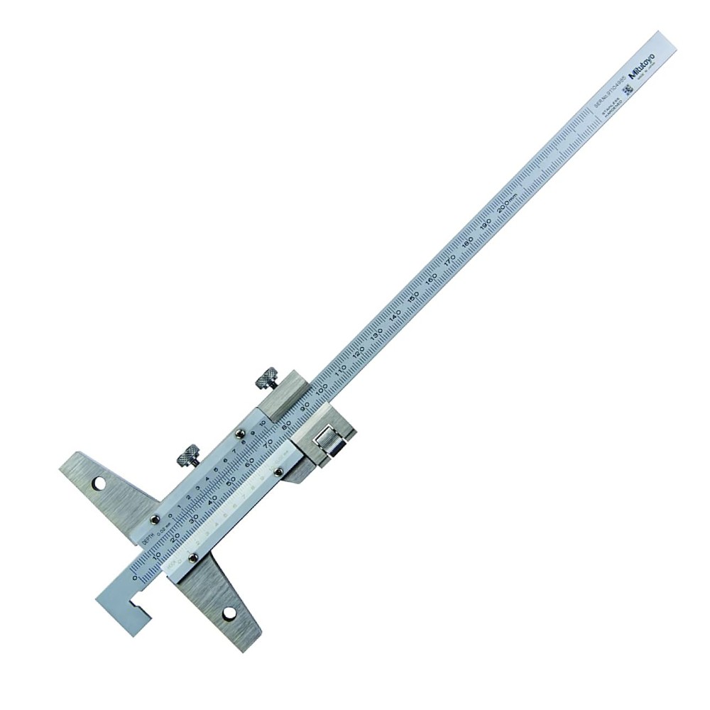 เวอร์เนียวัดลึก MITUTOYO Vernier Depth Gage Series 527 571 Hook End Type 527 413