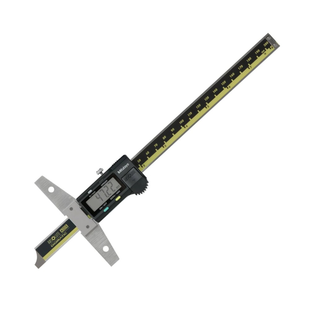 เวอร์เนียดิจิตอลวัดลึกหน่วยมิลนิ้ว MITUTOYO Vernier Digital Depth Gauge 571 212 30