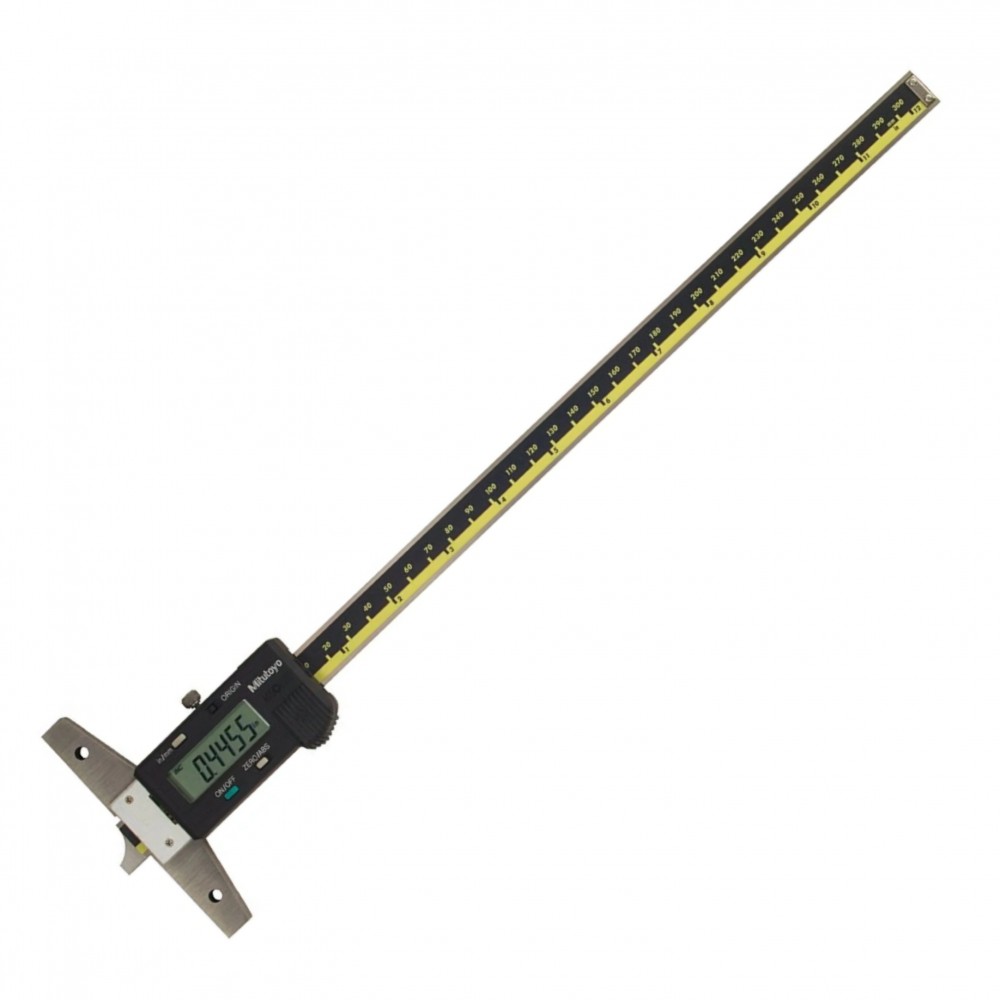 เวอร์เนียดิจิตอลวัดลึกหน่วยมิลนิ้ว MITUTOYO Vernier Digital Depth Gauge 571 216 10