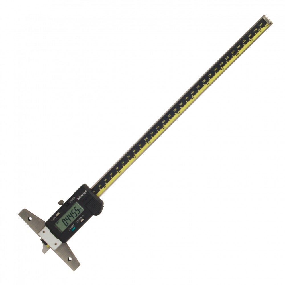 เวอร์เนียดิจิตอลวัดลึกหน่วยมิลนิ้ว MITUTOYO Vernier Digital Depth Gauge 571 217 10