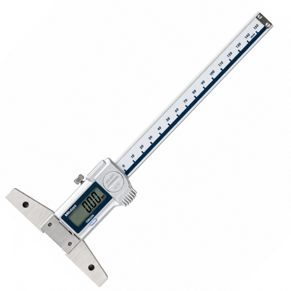เวอร์เนียดิจิตอลวัดลึกกันน้ำกันฝุ่นเฉพาะหน่วยมิล MITUTOYO Coolant Proof Vernier Digital Depth Gauge 571 251 20