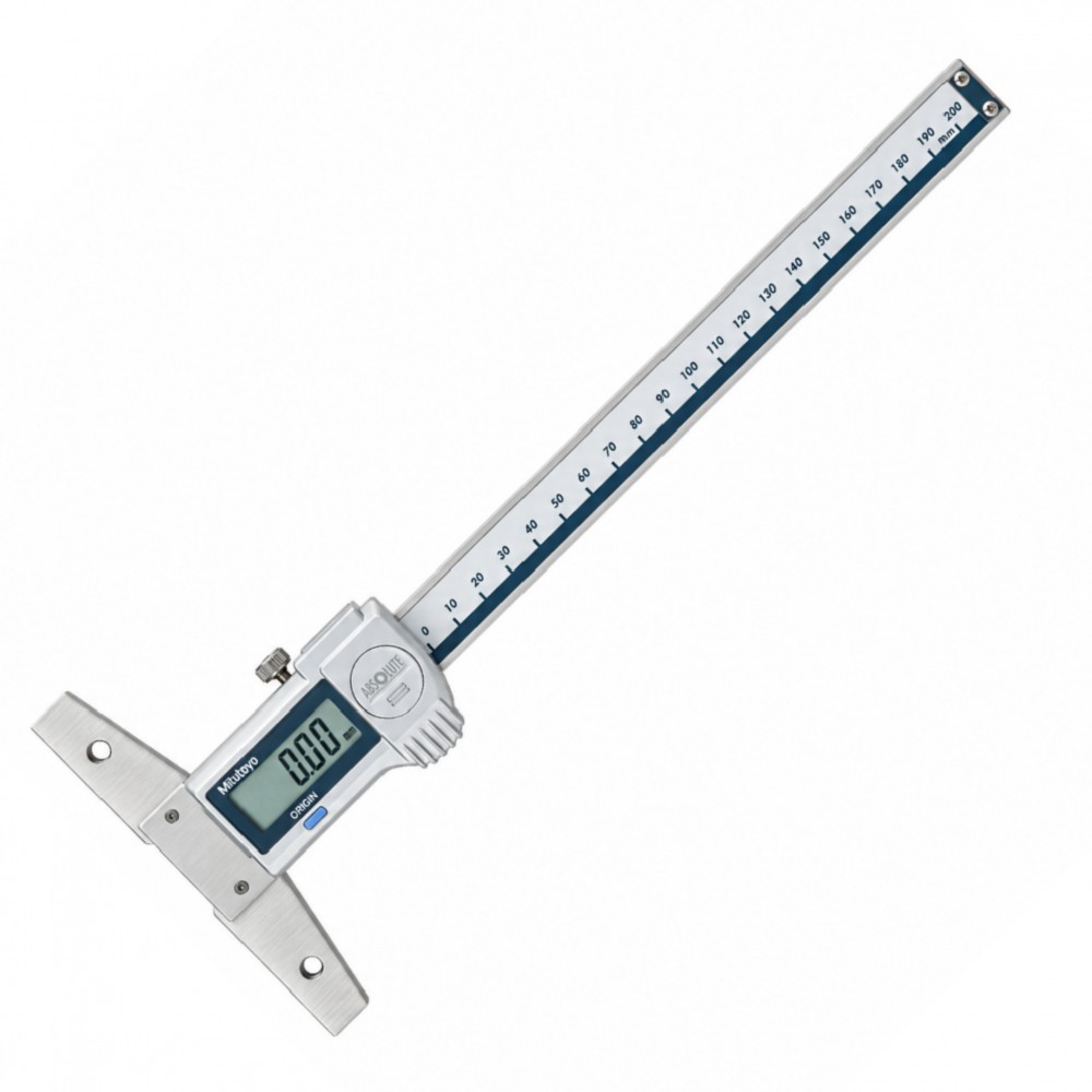 เวอร์เนียดิจิตอลวัดลึกกันน้ำกันฝุ่นเฉพาะหน่วยมิล MITUTOYO Coolant Proof Vernier Digital Depth Gauge 571 252 20