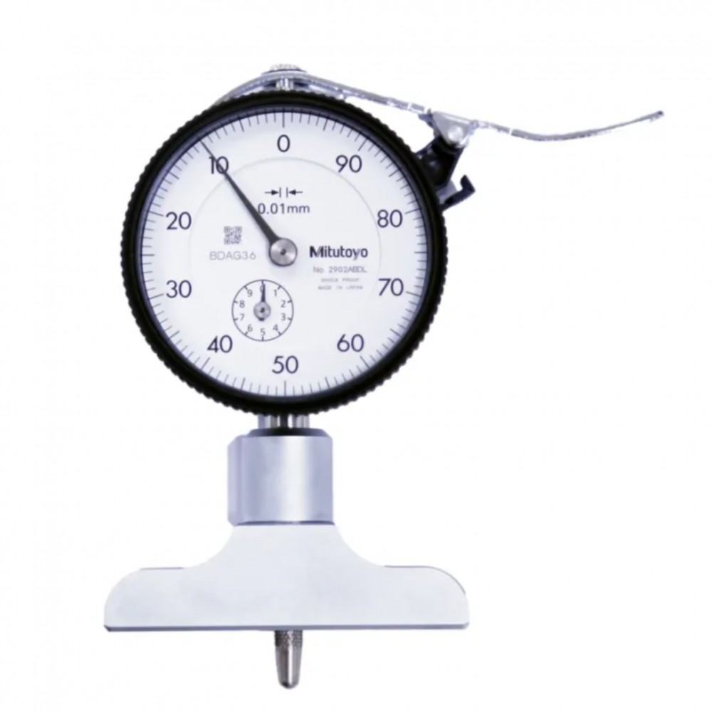 ไดอัลเกจวัดลึก ขนาด 0 200มิล MITUTOYO Dial Depth Gage Range 0 200 mm  Base Wide 63 5mm  Model 7211A 7211A