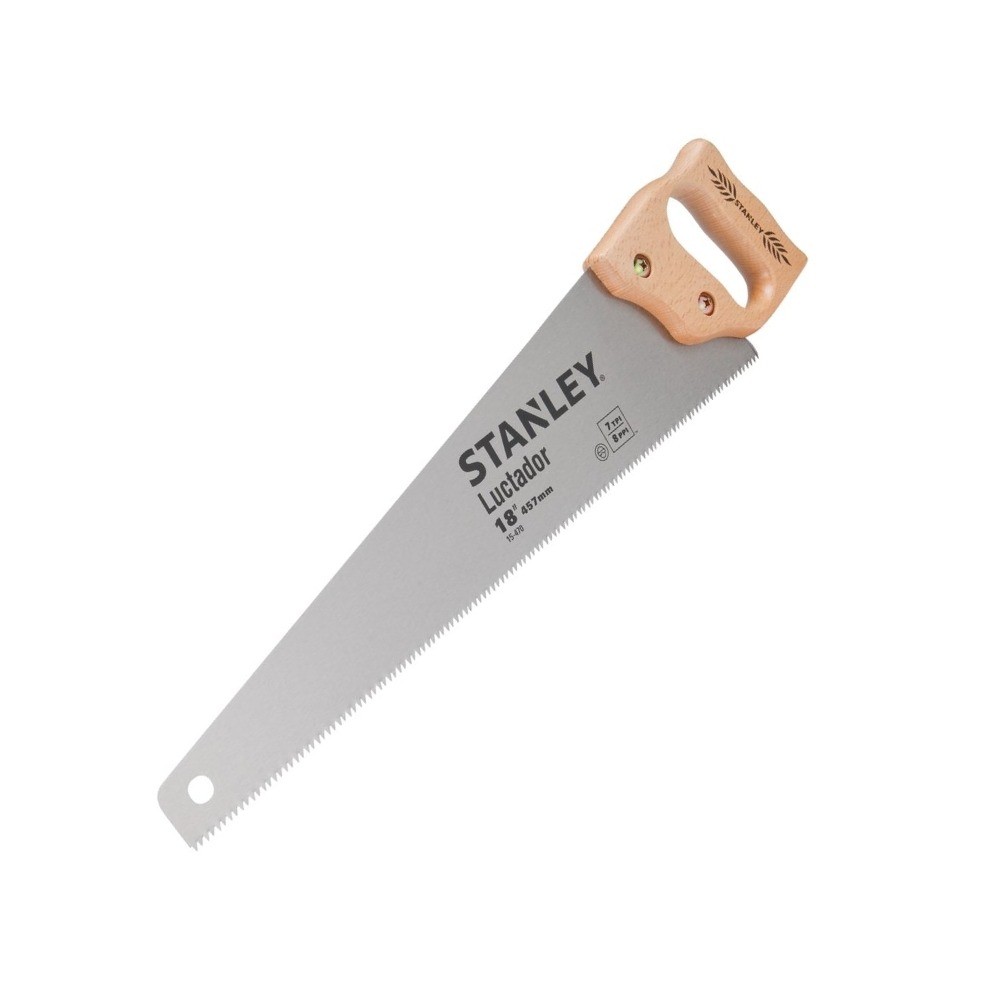 เลื่อยมือ SAW WOOD HDLE C CUT 18 นิ้วX7T 8PT STANLEY 15 470