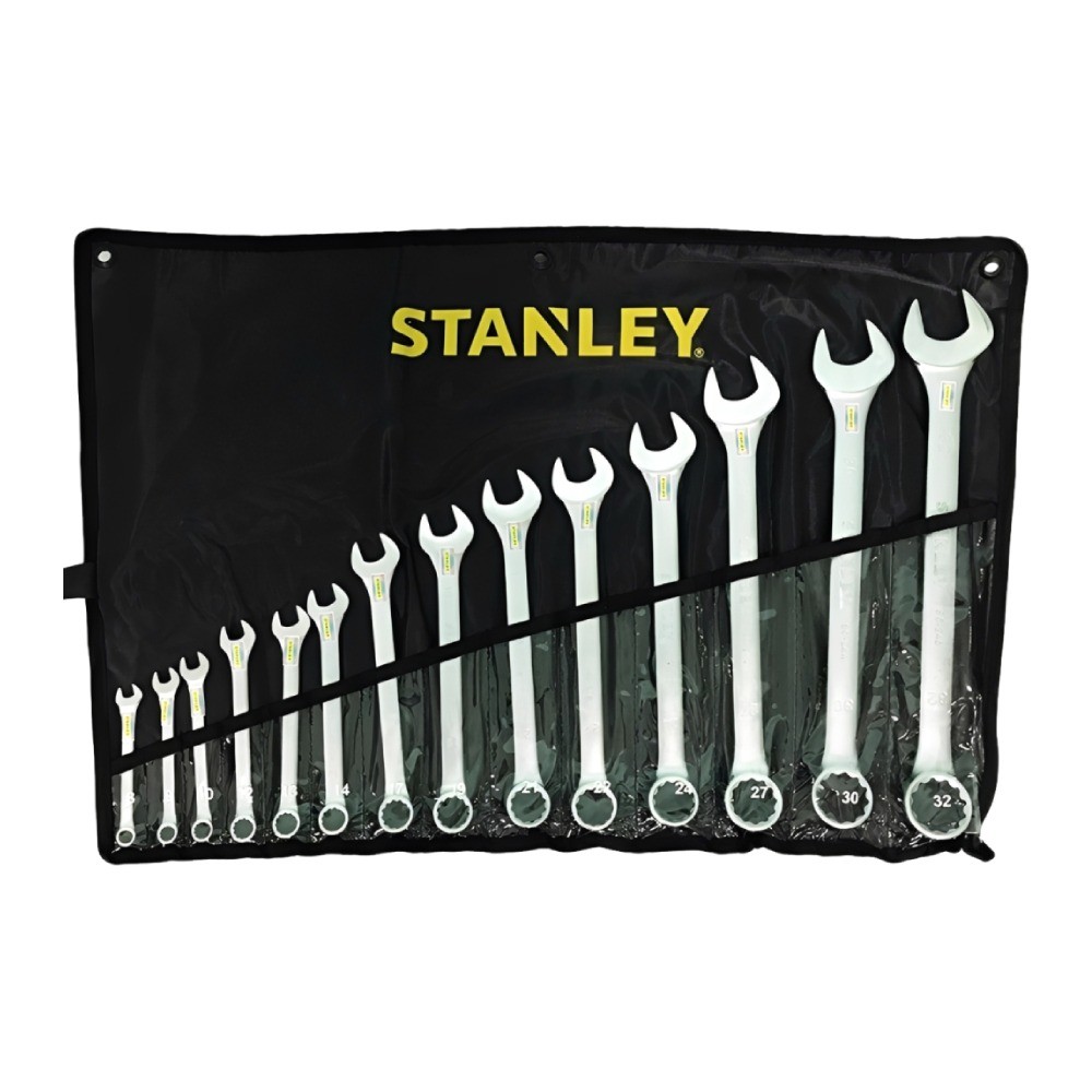 ชุดประแจแหวนข้างปากตายข้างซีดับบลิวบี STANLEY STMT80944 8 แบบกระเป๋า เบอร์ 8 32  14 ชิ้น 