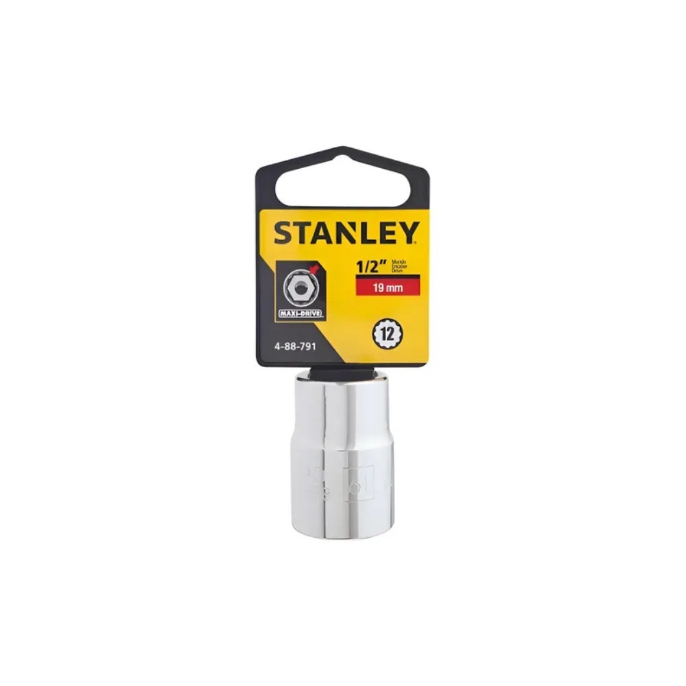 ลูกบล็อก 12 เหลี่ยม STANLEY 88 791 19 มม 