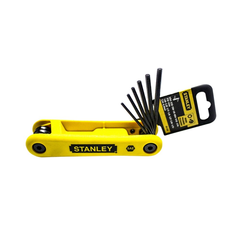 ประแจหกเหลี่ยม พับได้ STANLEY 69 259  9 ชิ้น 