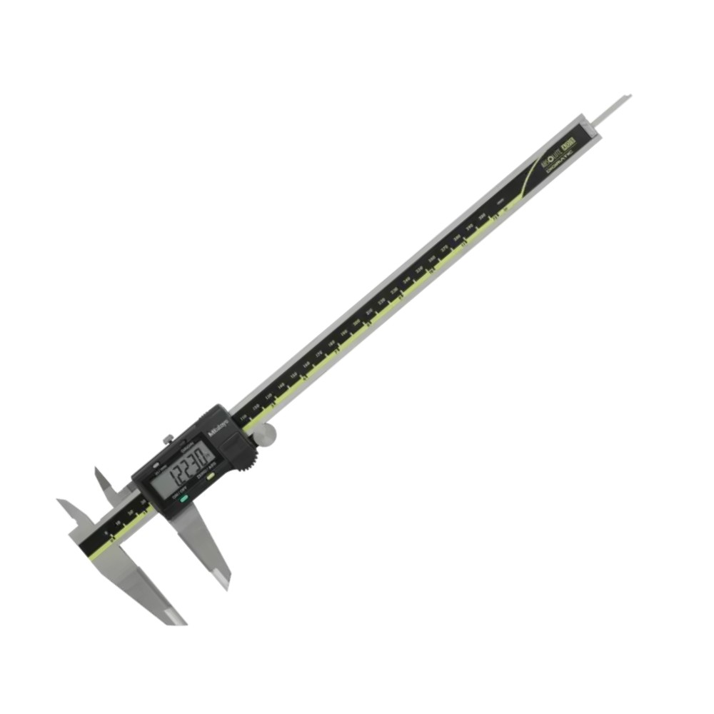 เวอร์เนียดิจิตอลหน่วยมิลนิ้วมีพอร์ตต่อ MITUTOYO Digital Vernier Caliper Metric Inch with SPC Port 500 168 30