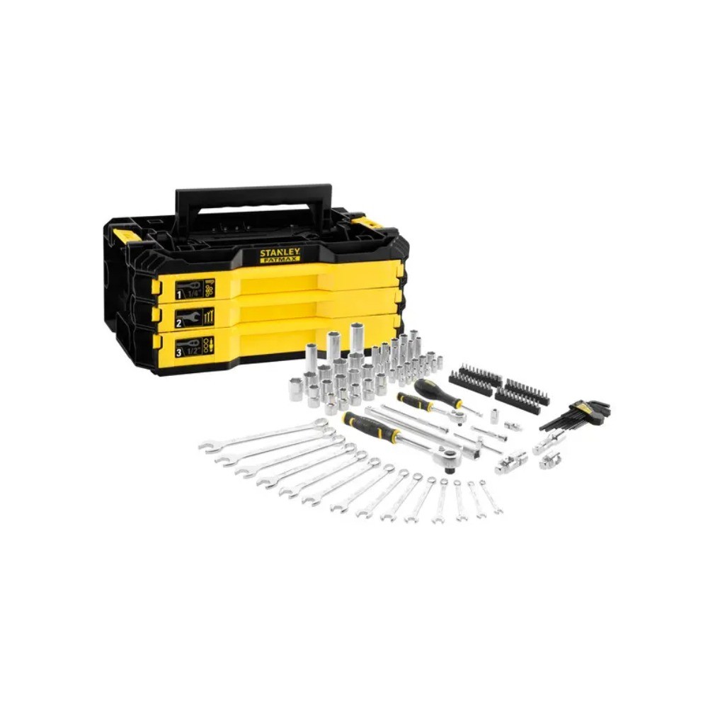 ชุดเซท Mechanical Tools FATMAX STANLEY FMMT98107 1 แบบกล่องลิ้นชัก 3 ชั้น