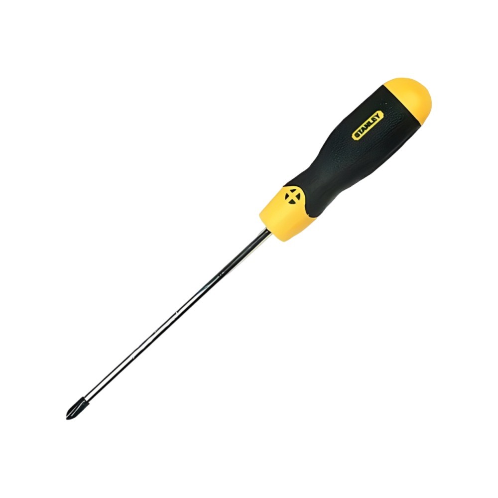 ไขควงแม่เหล็ก 4 นิ้ว แฉก ด้ามยาง STANLEY 65 163